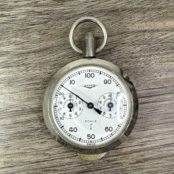 Vintage Swiss 1/4 Scale Tacro Opisometer Map Measuring Blueprint Tool - Picture 1 of 4